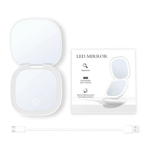 Portable LED Smart Touch Mini Mirror